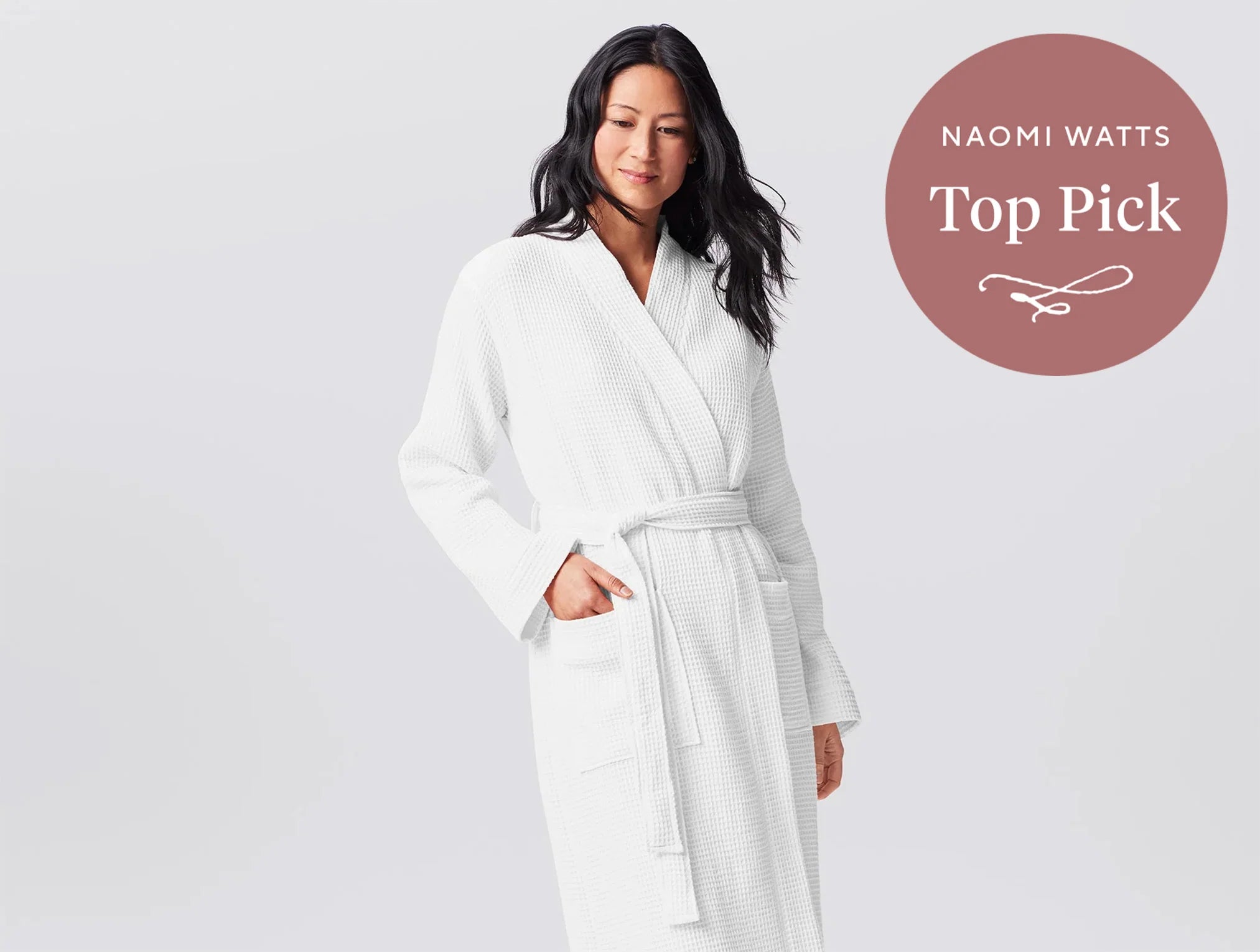 Unisex Organic Waffle Robe