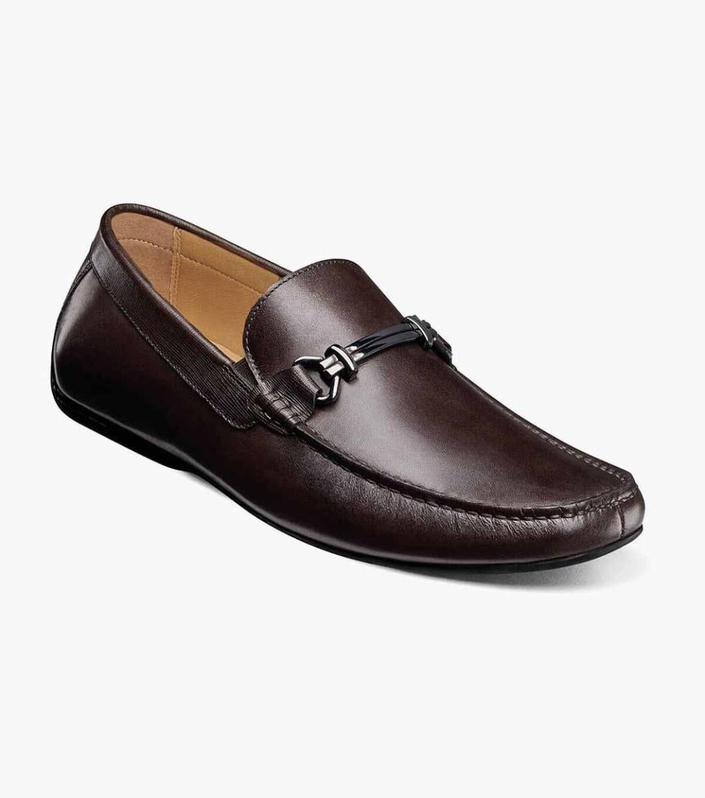 Dubino Moc Toe Bit Loafer Brown | Men Florsheim Dress Shoes
