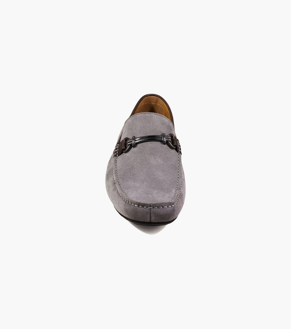 Dubino Moc Toe Bit Loafer Gray Multi | Men Florsheim Dress Shoes