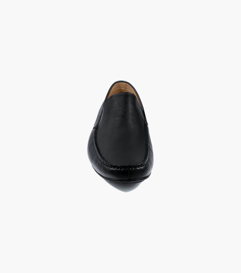 Dubino Moc Toe Venetian Slip On Black | Men Florsheim Dress Shoes
