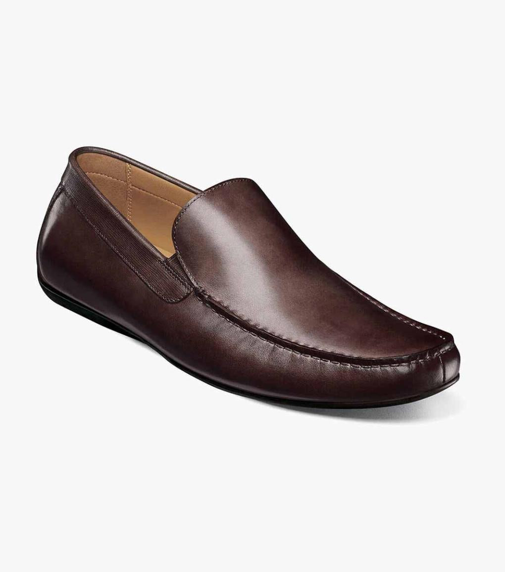 Dubino Moc Toe Venetian Slip On Brown | Men Florsheim Dress Shoes