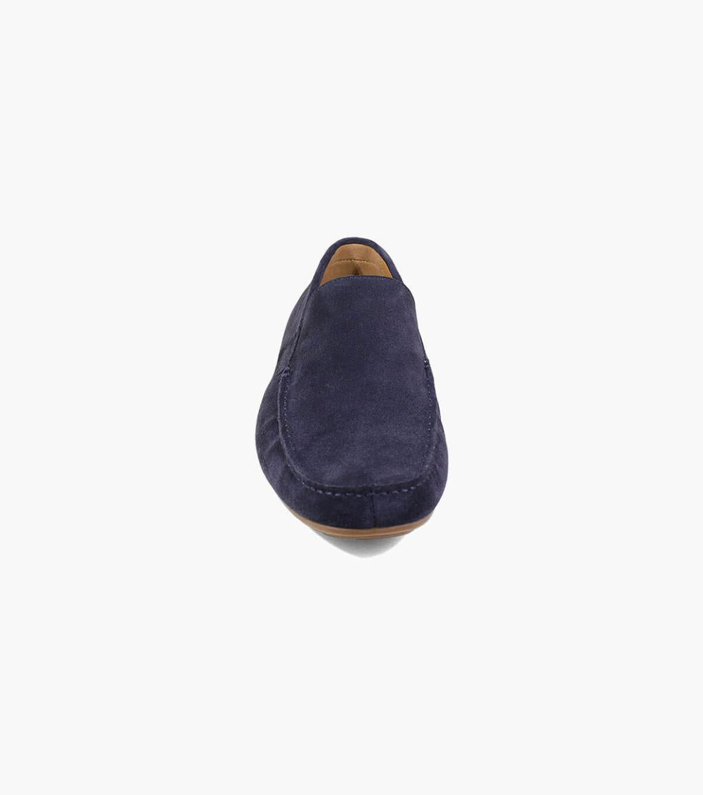 Dubino Moc Toe Venetian Slip On Navy Suede | Men Florsheim Dress Shoes