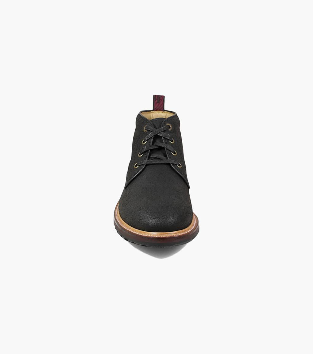 Foundry Plain Toe Chukka Boot Ebony Printed | Men Florsheim Casual Shoes