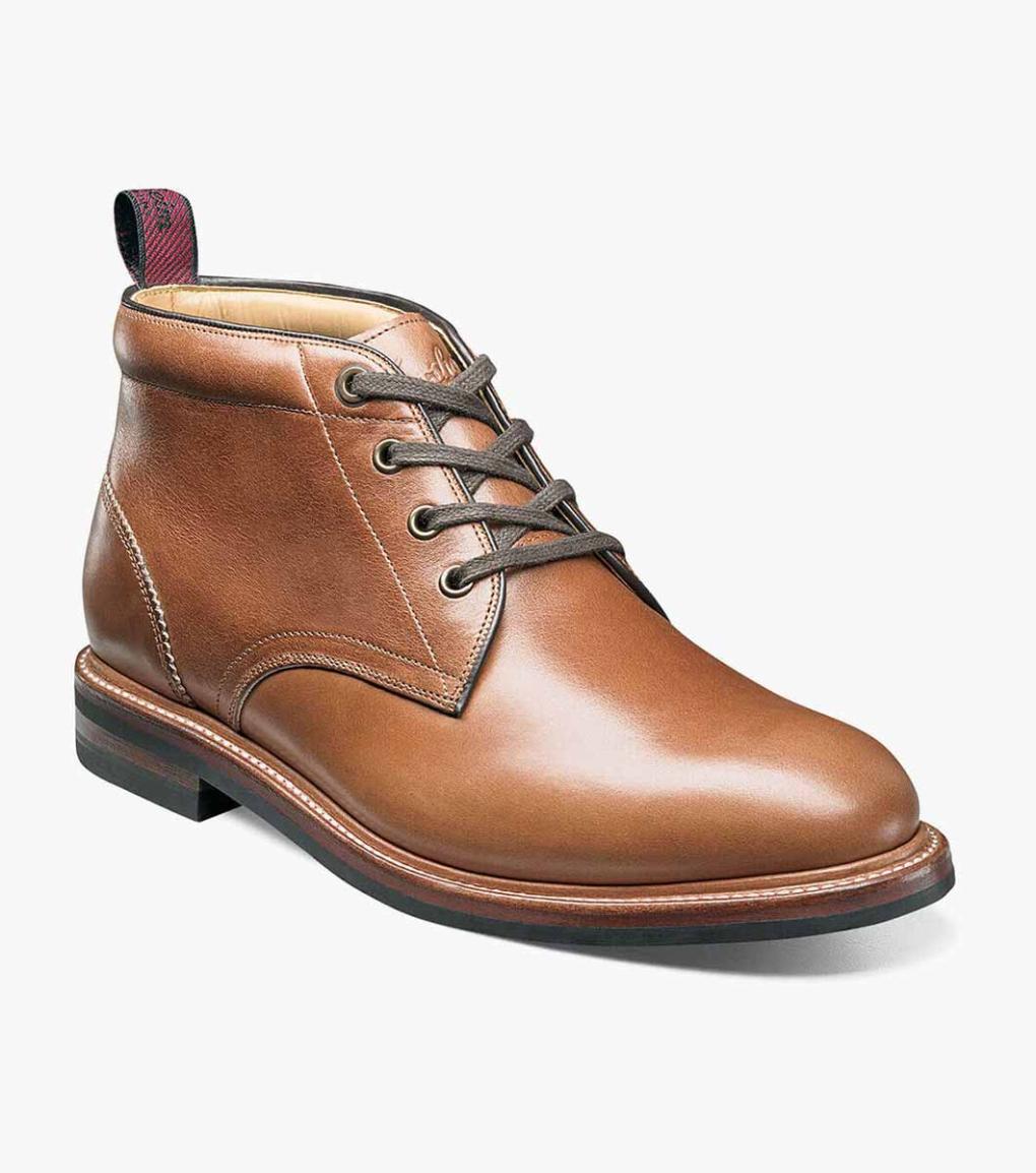Foundry Plain Toe Chukka Boot Saddle Tan | Men Florsheim Casual Shoes