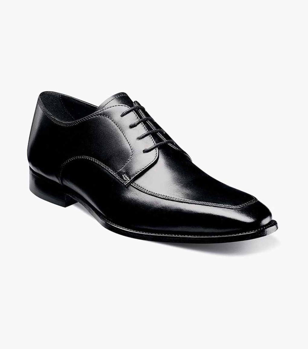 Jacobi Moc Toe Oxford Black | Men Florsheim Dress Shoes