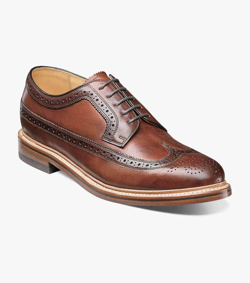 Kenmoor II Wingtip Oxford Cognac | Men Florsheim Dress Shoes